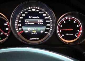 Mercedes W107 450 SLC V8 engine start